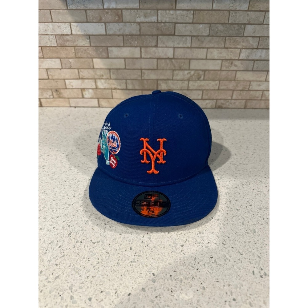 New Era New York Mets "City Cluster" 59Fifty Fitted Hat Blue-Orange-Multi